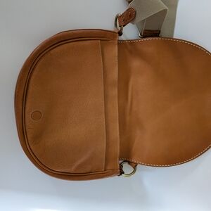 Roots Tan Crossbody Bag